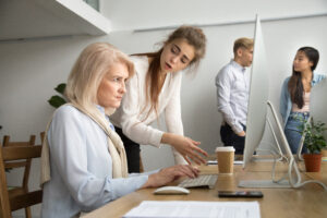 Young manager discriminating against older employee